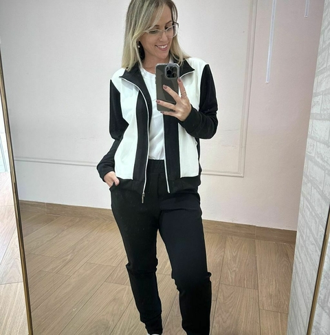 Conjunto Jaqueta Calça Joguer Moletinho - comprar online
