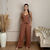 Imagem do Conjunto Pantalona Feminino com Calça e Cropped