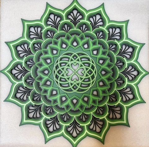 CORAÇÃO + VIDA NOVA (GRADIENTE VERDE AMAZONAS)