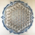 FLOR DA VIDA (GRADIENTE AZUL, BRANCO E DOURADO)