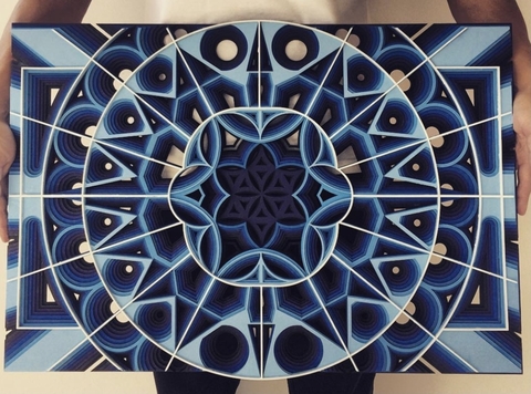 A SEMENTE DA VIDA (GRADIENTE AZUL)