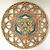 CUBO DE METATRON (GRADIENTE VIOLETA, VERDE, LARANJA E AMARELO)