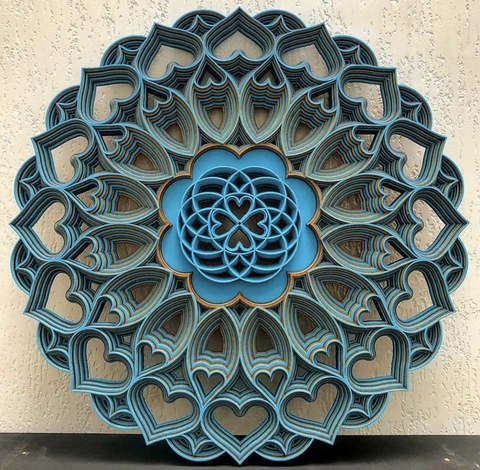 O CORAÇÃO É A PORTA (VERNIZ E AZUL)