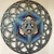 CUBO DE METATRON (GRADIENTE VIOLETA, AZUL E DOURADO ILUMINADO)