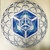 CUBO DE METATRON (GRADIENTE AZUL, BRANCO E PRATA)