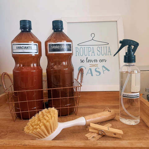 Etiquetas Adesivo Banheiro - Lavanderia