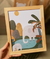 Quadro Elefante safari ilustração