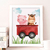 Quadro Carrinho fazendinha - comprar online