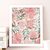 Quadro flores textura aquarela jardim - comprar online