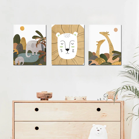 Quarto Safari placas decorativas (cópia)