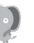 Quadro Elefante minimalista - comprar online
