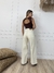 Imagen de Jeans Super Wide Leg Angie Beige By Cataleia