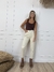 Jeans Mom Becca Beige By Cataleia - comprar online