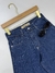 Jeans Super Wide Leg Rebeca Blue By Cataleia - Cataleia
