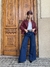 Jeans Super Wide Leg Rebeca Blue By Cataleia en internet