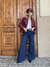 Jeans Super Wide Leg Rebeca Blue By Cataleia - comprar online