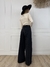 Jeans Super Wide Leg Rebeca Black By Cataleia - comprar online