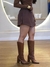 Short Saia Marrom - FETTI STORE