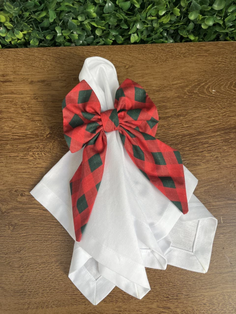 Porta-guardanapos Laço Christmas