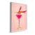 Quadro Decorativo Martini Rosa - Enquadrei | Quadros Decorativos 