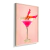 Quadro Decorativo Martini Rosa - comprar online