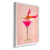 Quadro Decorativo Martini Rosa