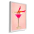 Quadro Decorativo Martini Rosa - Enquadrei | Quadros Decorativos 