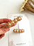 Hair Clip Margarida dupla - Marrom na internet