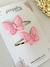 Dupla Tic-tac borboleta - Rosa - comprar online