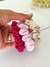 Kit trio Mini Scrunchies - Rosa balé, pink e champanhe - Pimpolha Laços
