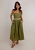 o Vestido midi 100% linho Lina