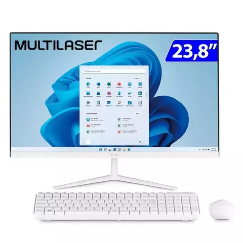 MICROCOMPUTADOR ALL IN ONE 23,8" MULTILASER UB820 - comprar online