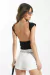 Top Musculosa Espalda Abierta Alg c Lycra Gus