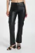 Pantalon Cuerina Costura Rodilla Raven - byNINA