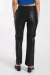 Pantalon Cuerina Costura Rodilla Raven - tienda online