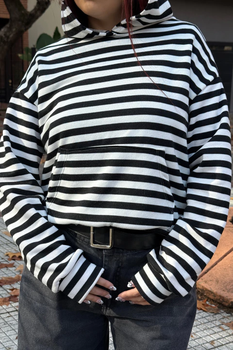 Buzo Clasico Sakura Rustico Rayado - comprar online