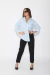 Camisa ML Poplin Liso Danae - byNINA