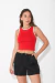 Top Cuello Cerrado Algodon c Lycra Charo Contratono - comprar online