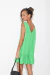 Vestido Escote V c Volado Creep Liviano en internet