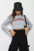 Remera ML Crop Beza c Estampa Los Angeles - tienda online
