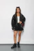Imagen de Campera Importada Eco Cuero Oversize Tierra