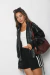 Campera Importada Eco Cuero Oversize Tierra