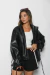 Campera Importada Eco Cuero Oversize Tierra - comprar online