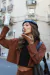 Blazer Corto Oversize Scuba Creep Diana - tienda online