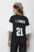 Remera Ranglan Escote V Jersey 21 - byNINA