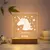 Luminária Personalizada com Nome Bebê | Novidade LED USB para Quarto Infantil