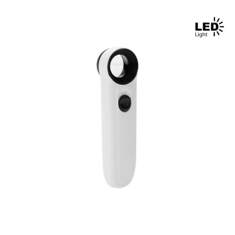Lupa con iluminación LED de mano