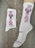 Media 3/4 doble hilado premium stich rosa - comprar online