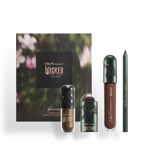 r.e.m. beauty x Wicked: Kit Elphaba Makeup For Good