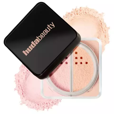 Huda Beauty - Duo Pó Solto Iluminador e Corretor Easy Bake
